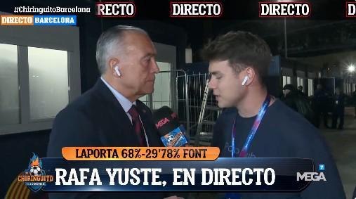 芒果体育官方网站-巴萨代主席尤斯特：我6岁就认识拉波尔塔了，他配得上这一切